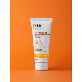 With very high protection against UVA and UVB rays, HYFAC SUN sun protection keeps you safe in the sun