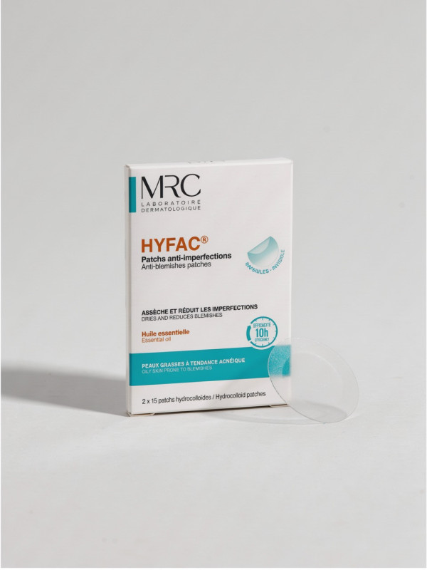 Invisible, HYFAC anti-blemishes patches dry out and reduce inflamed pimples in just one night