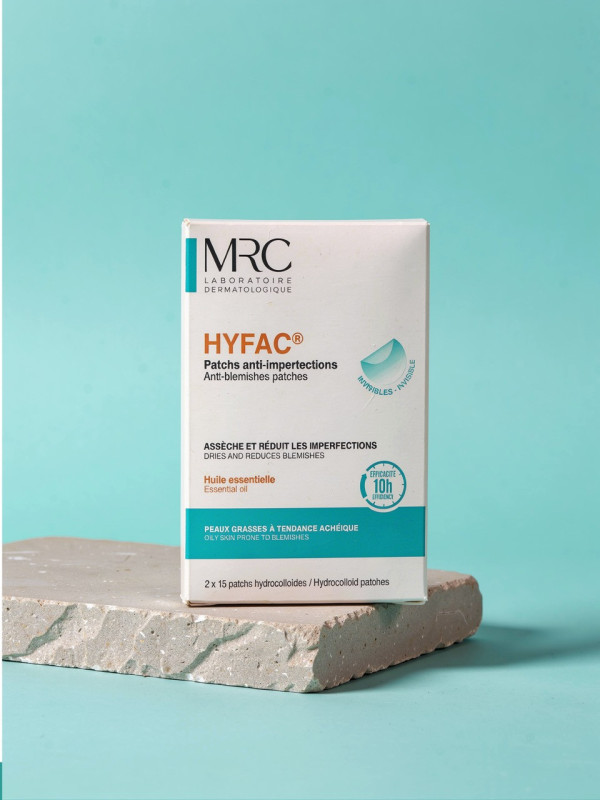 Invisibles, les patchs anti-imperfections HYFAC assèchent et réduisent les boutons inflammatoires en 1 nuit seulement